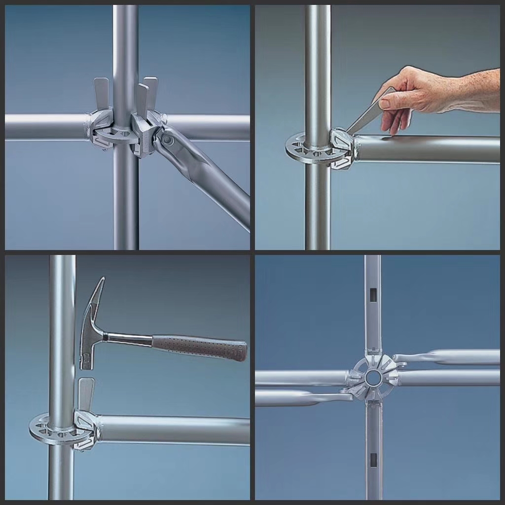 盤(pán)扣架租賃首選國(guó)家規(guī)范標(biāo)準(zhǔn) 48 系列鍍鋅承插型盤(pán)扣腳手架(圖1) 盤(pán)扣架租賃首選國(guó)家規(guī)范標(biāo)準(zhǔn) 48 系列鍍鋅承插型盤(pán)扣腳手架(圖1)